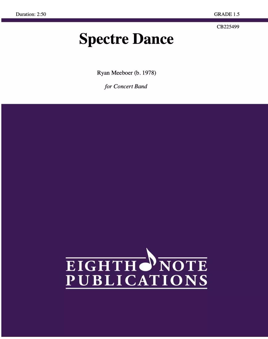 Spectre Dance - Meeboer - Concert Band - Gr. 1.5