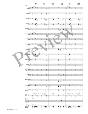 Spectre Dance - Meeboer - Concert Band - Gr. 1.5