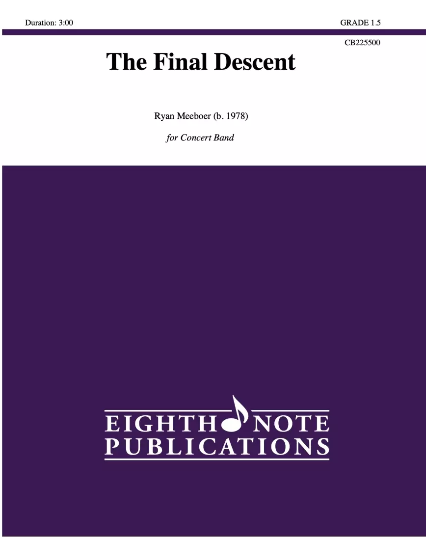 The Final Descent - Meeboer - Concert Band - Gr. 1.5