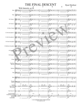 The Final Descent - Meeboer - Concert Band - Gr. 1.5