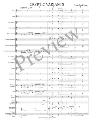 Cryptic Variants - McKinney - Concert Band - Gr. 2