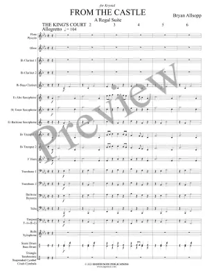 From the Castle: A Regal Suite - Allsopp - Concert Band - Gr. 2