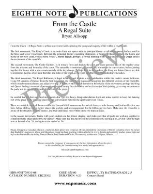 From the Castle: A Regal Suite - Allsopp - Concert Band - Gr. 2