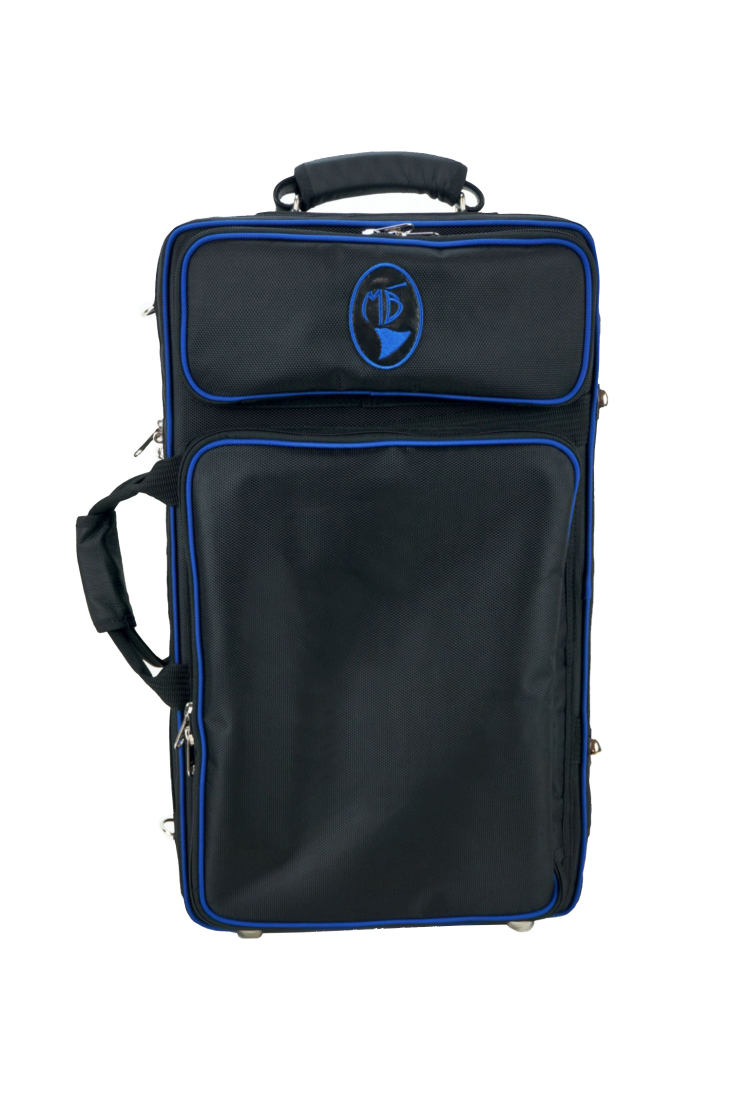 Case For 2 Rossi Clarinet - Black Nylon