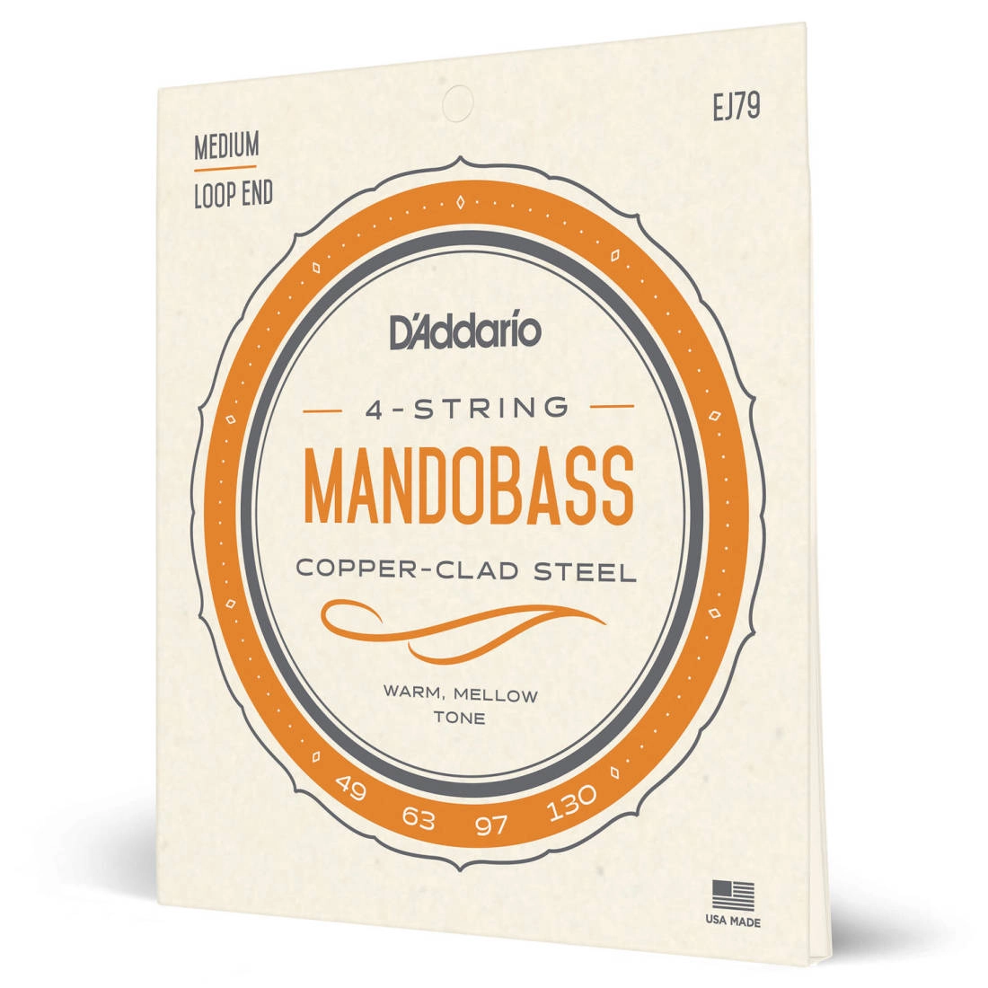 EJ79 - Copper Mandobass Strings 49-130