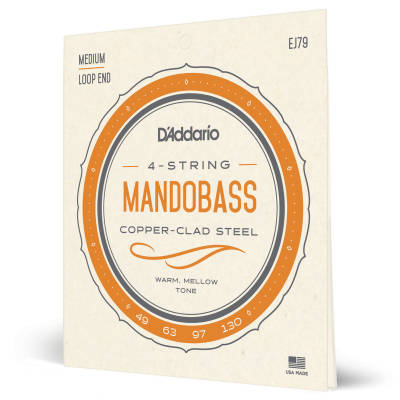DAddario - EJ79 - Copper Mandobass Strings 49-130