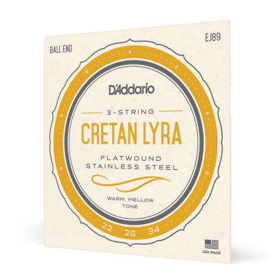 DAddario - EJ89 Flat Wound Cretan Lyra Strings