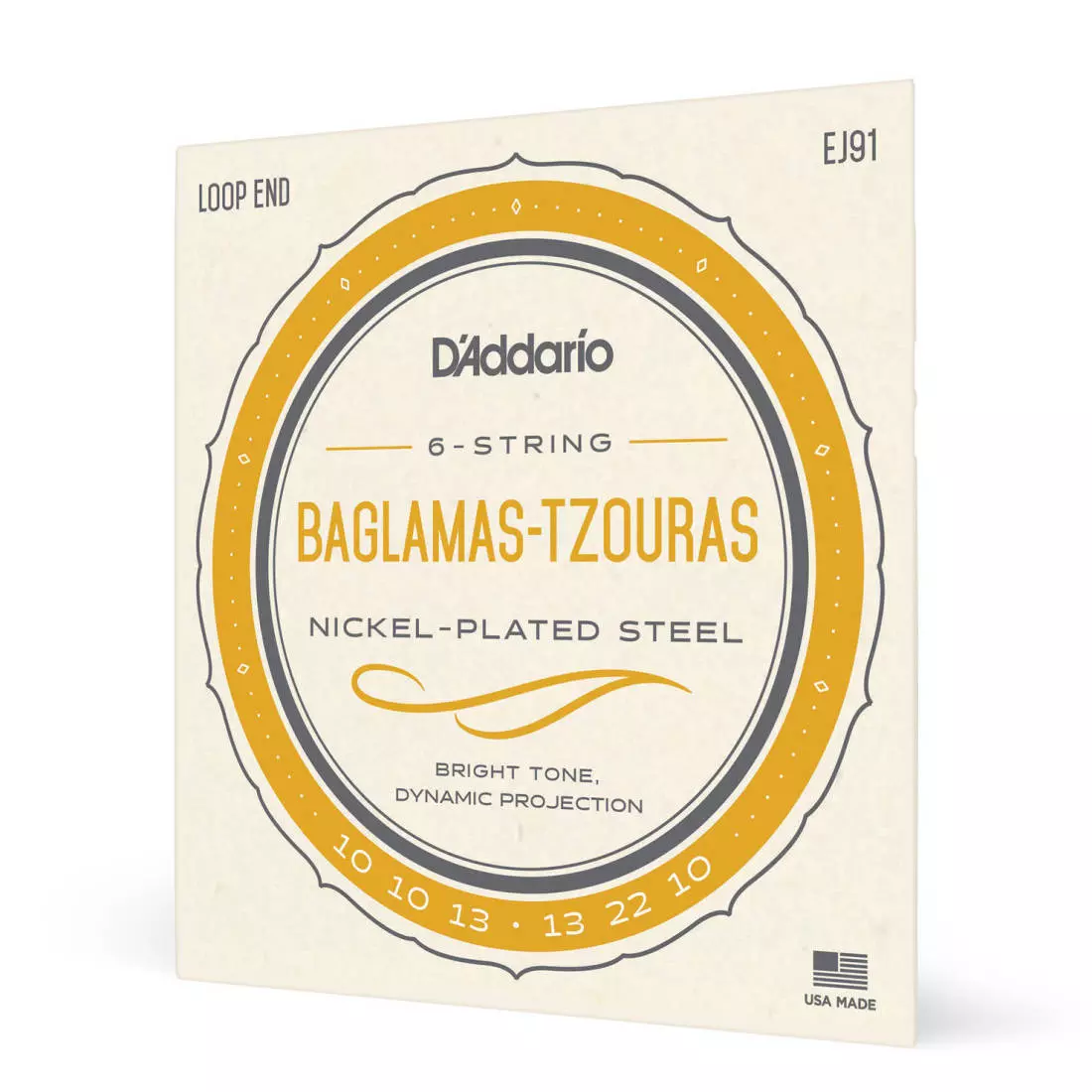 EJ91 Nickel Wound Baglamas-Tzouras Strings