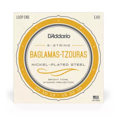 EJ91 Nickel Wound Baglamas-Tzouras Strings