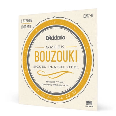 EJ97-6 6-String Nickel Wound Greek Bouzouki Strings