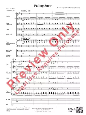 Falling Snow - Schmitz - String Orchestra - Gr. 2