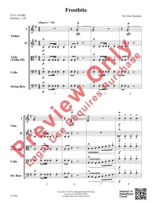 Frostbite - Donahoe - String Orchestra - Gr. 2.5