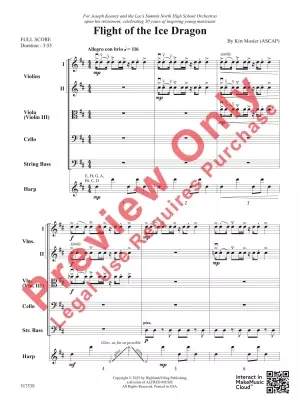 Flight of the Ice Dragon - Mosier - String Orchestra - Gr. 4