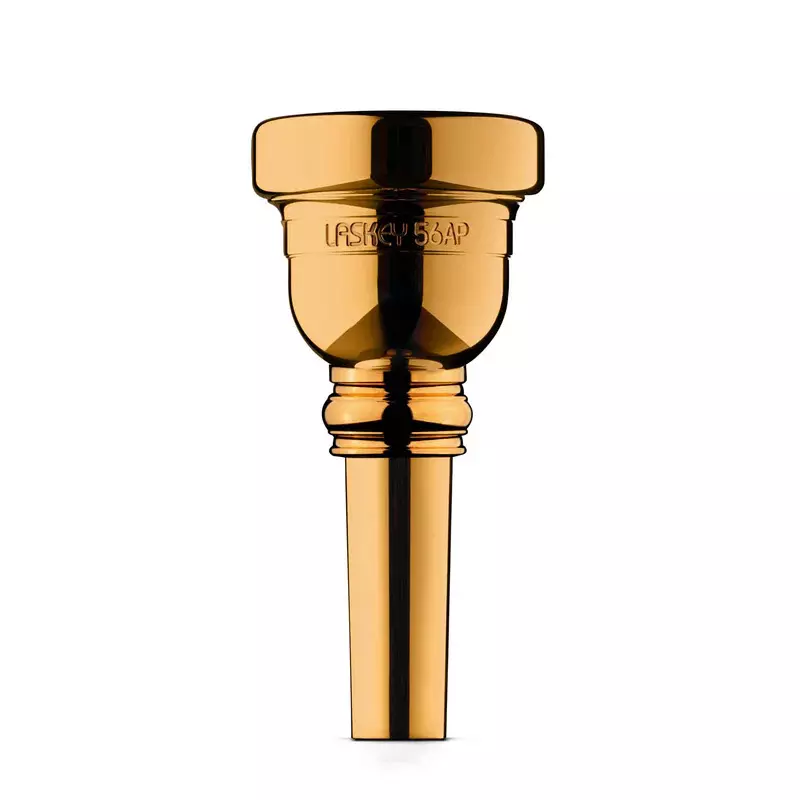 Gold-Plated Rejano Apollo Trombone Mouthpiece - 56, Large Shank