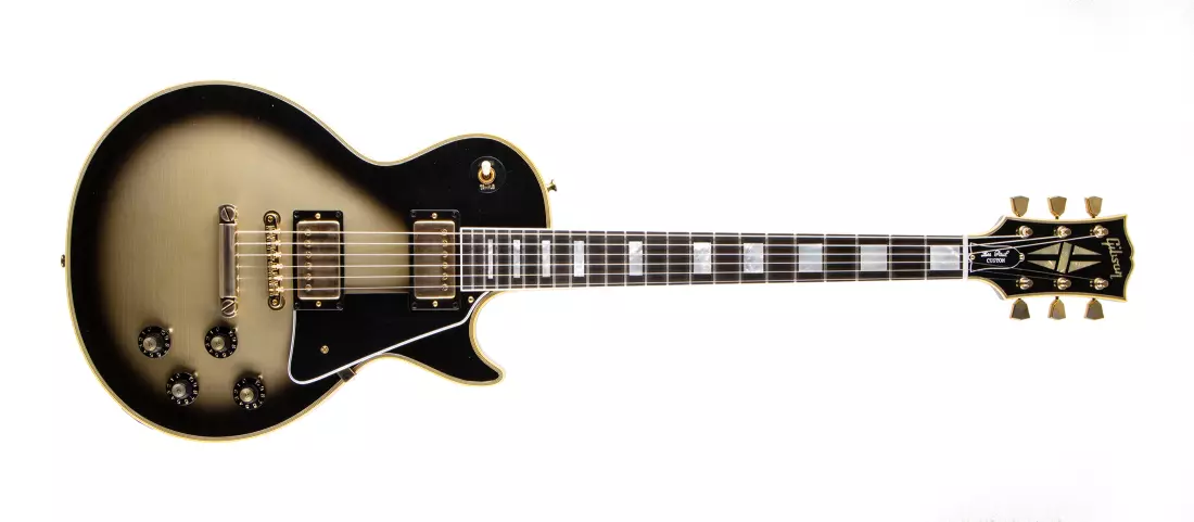 1968 Les Paul Custom Ultra Light Aged Electric Guitar with Hardshell Case - Silver Burst