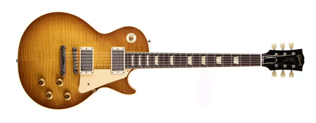 1959 Les Paul Standard Electric Guitar with Hardshell Case - Golden Poppy Burst