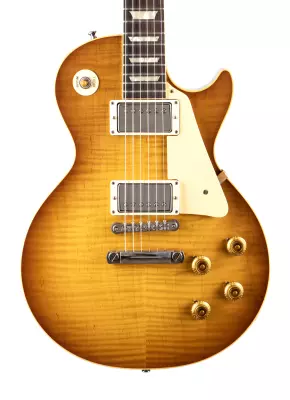 1959 Les Paul Standard Electric Guitar with Hardshell Case - Golden Poppy Burst