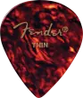 Fender - 551 Shape Celluloid Picks 12 Pack, Thin - Tortoiseshell