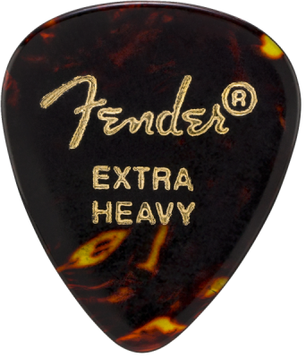 Fender - Classic Celluloid Pick, 451 Shape - Extra Heavy (12 Pack)