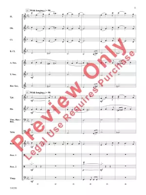 Alas, My Love: A Setting of Greensleeves - Traditional/Roszell - Concert Band - Gr. 1