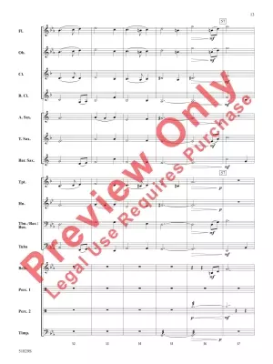 Alas, My Love: A Setting of Greensleeves - Traditional/Roszell - Concert Band - Gr. 1
