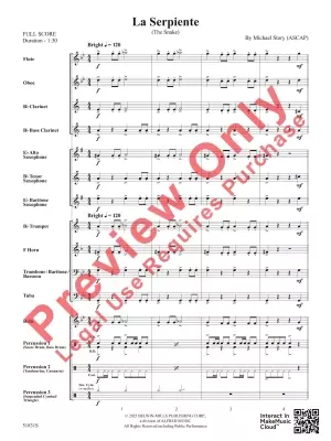 La Serpiente (The Snake) - Story - Concert Band - Gr. 1