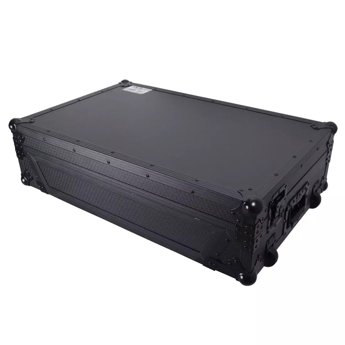 ATA Flight Style Road Case For RANE Four or RANE Performer DJ Controller with 1U Rack Space and Wheels - Black on Black