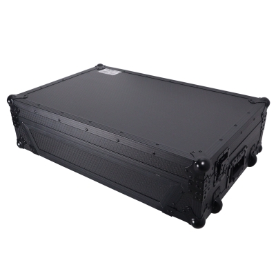 ProX - ATA Flight Style Road Case For RANE Four or RANE Performer DJ Controller with 1U Rack Space and Wheels - Black on Black