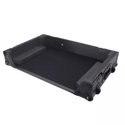 ATA Flight Style Road Case For RANE Four or RANE Performer DJ Controller with 1U Rack Space and Wheels - Black on Black