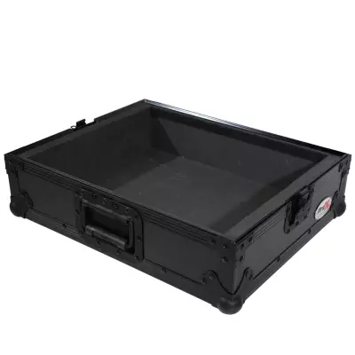 Universal Flight Case for Turntable with Foam Kit - Black on Black