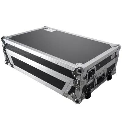 Flight Case For RANE ONE DJ Controller with Sliding Laptop Shelf, 1U Rack, and Wheels