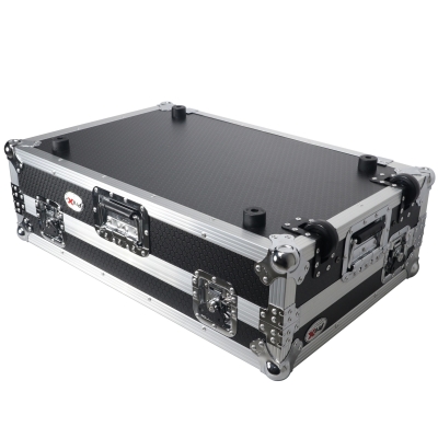Flight Case For RANE ONE DJ Controller with Sliding Laptop Shelf, 1U Rack, and Wheels