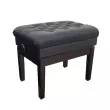 Bench World - Moderna 1C SE Adjustable Pneumatic Piano Bench - Satin Ebony