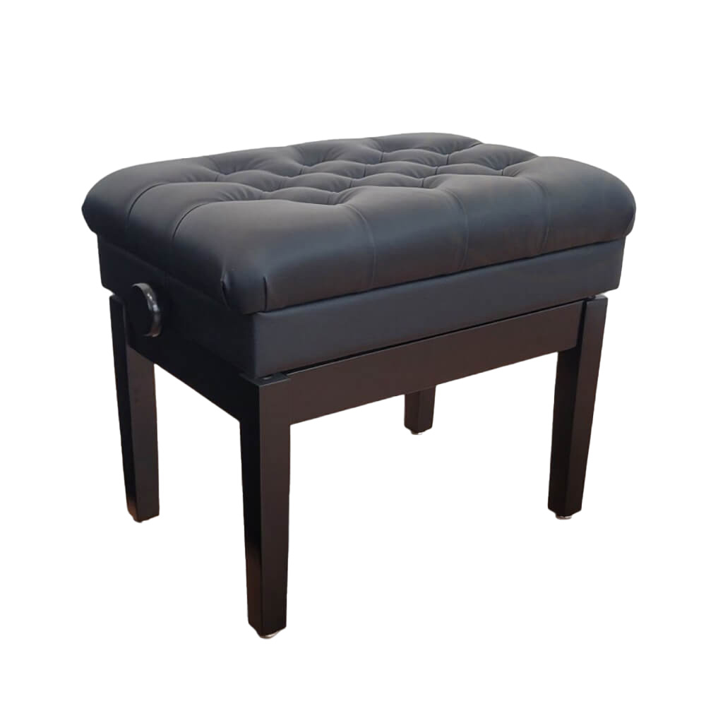 Moderna 1C SE Adjustable Pneumatic Piano Bench - Satin Ebony