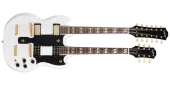 Epiphone - EDS-1275 Doubleneck SG Electric Guitar with Hardshell Case - Alpine White