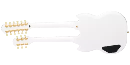 EDS-1275 Doubleneck SG Electric Guitar with Hardshell Case - Alpine White