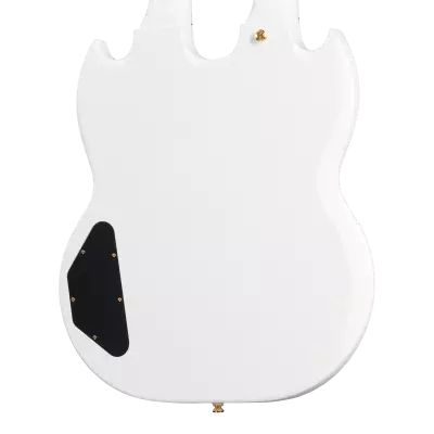 EDS-1275 Doubleneck SG Electric Guitar with Hardshell Case - Alpine White