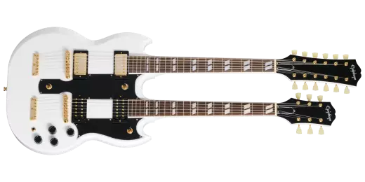 Epiphone - EDS-1275 Doubleneck SG Electric Guitar with Hardshell Case - Alpine White