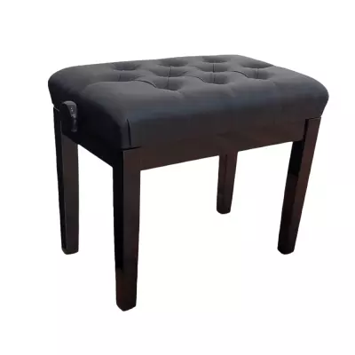 Bench World - SONATA PRO 1C PE Adjustable Piano Bench - Polished Ebony