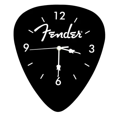 Fender - Pick Wall Clock - Black