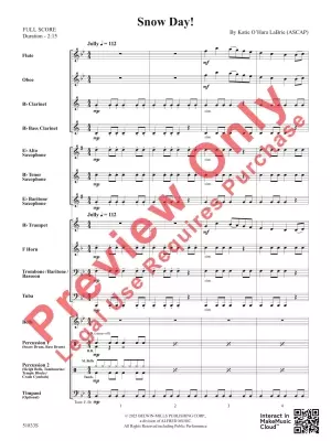 Snow Day! - LaBrie - Concert Band - Gr. 1.5