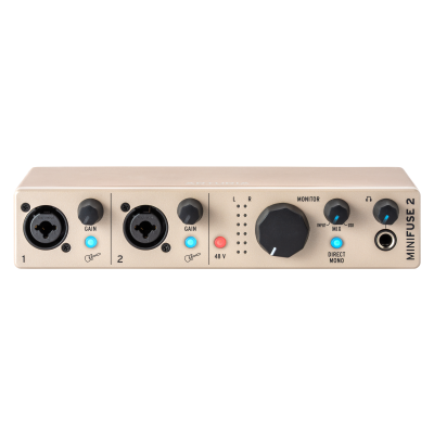 Arturia - MiniFuse 2 Compact USB Audio Interface - Champagne