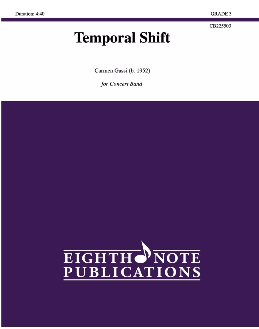 Temporal Shift - Gassi - Concert Band - Gr. 3