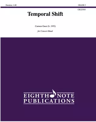 Eighth Note Publications - Temporal Shift - Gassi - Concert Band - Gr. 3