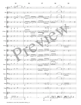 Paraphrase on Hail the Conquering Hero - Guilmant/Marlatt - Concert Band - Gr. 3