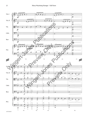 Merry Wayfaring Stranger - Traditional/Arcari - String Orchestra - Gr. 1.5