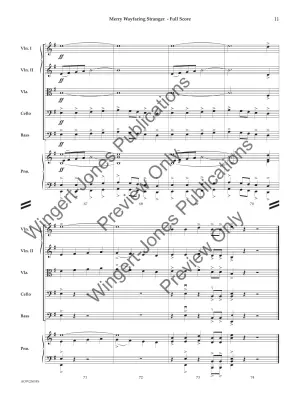 Merry Wayfaring Stranger - Traditional/Arcari - String Orchestra - Gr. 1.5
