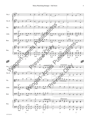 Merry Wayfaring Stranger - Traditional/Arcari - String Orchestra - Gr. 1.5