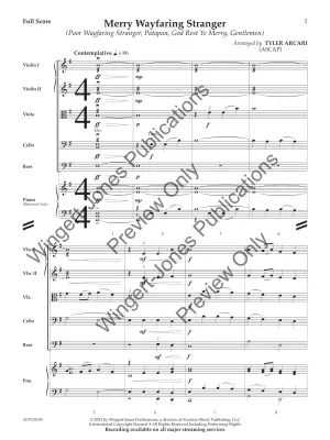 Merry Wayfaring Stranger - Traditional/Arcari - String Orchestra - Gr. 1.5