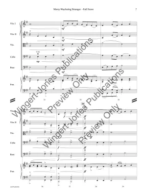 Merry Wayfaring Stranger - Traditional/Arcari - String Orchestra - Gr. 1.5